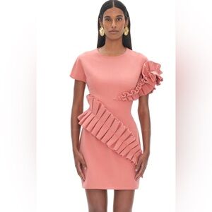 NEW Andrea Iyamah Safia Mini Dress – Rose – Size Small
